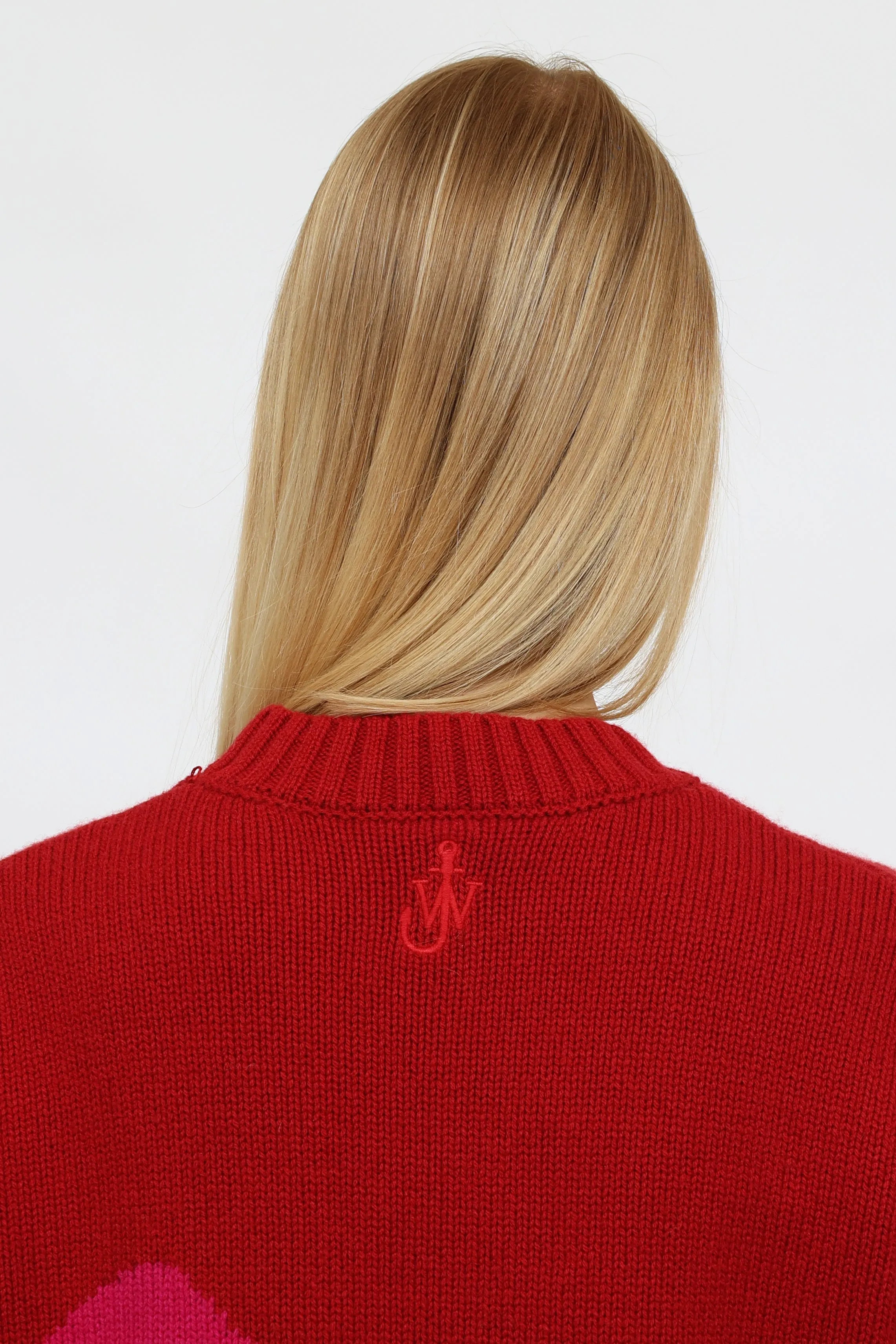 Multi Wool Knit Crewneck Sweater