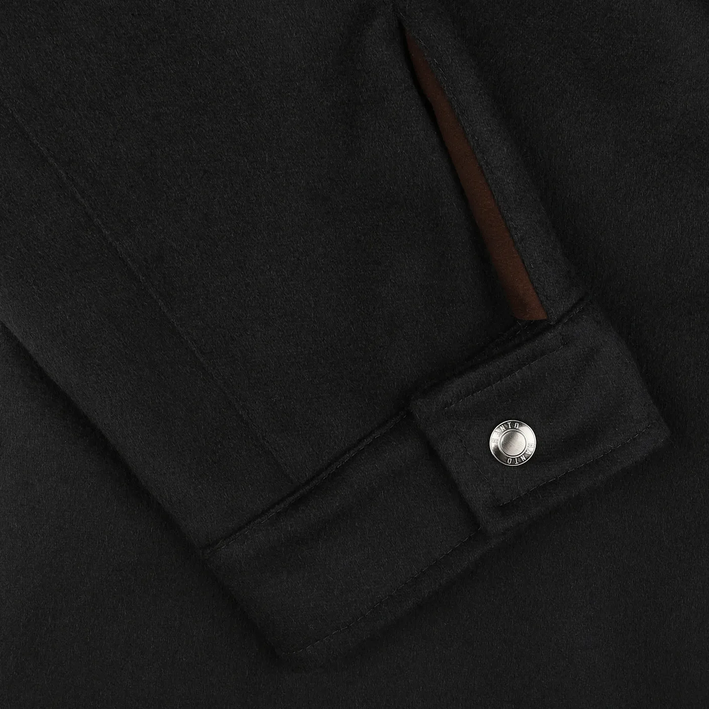 Navy Blue Cashmere Car Coat
