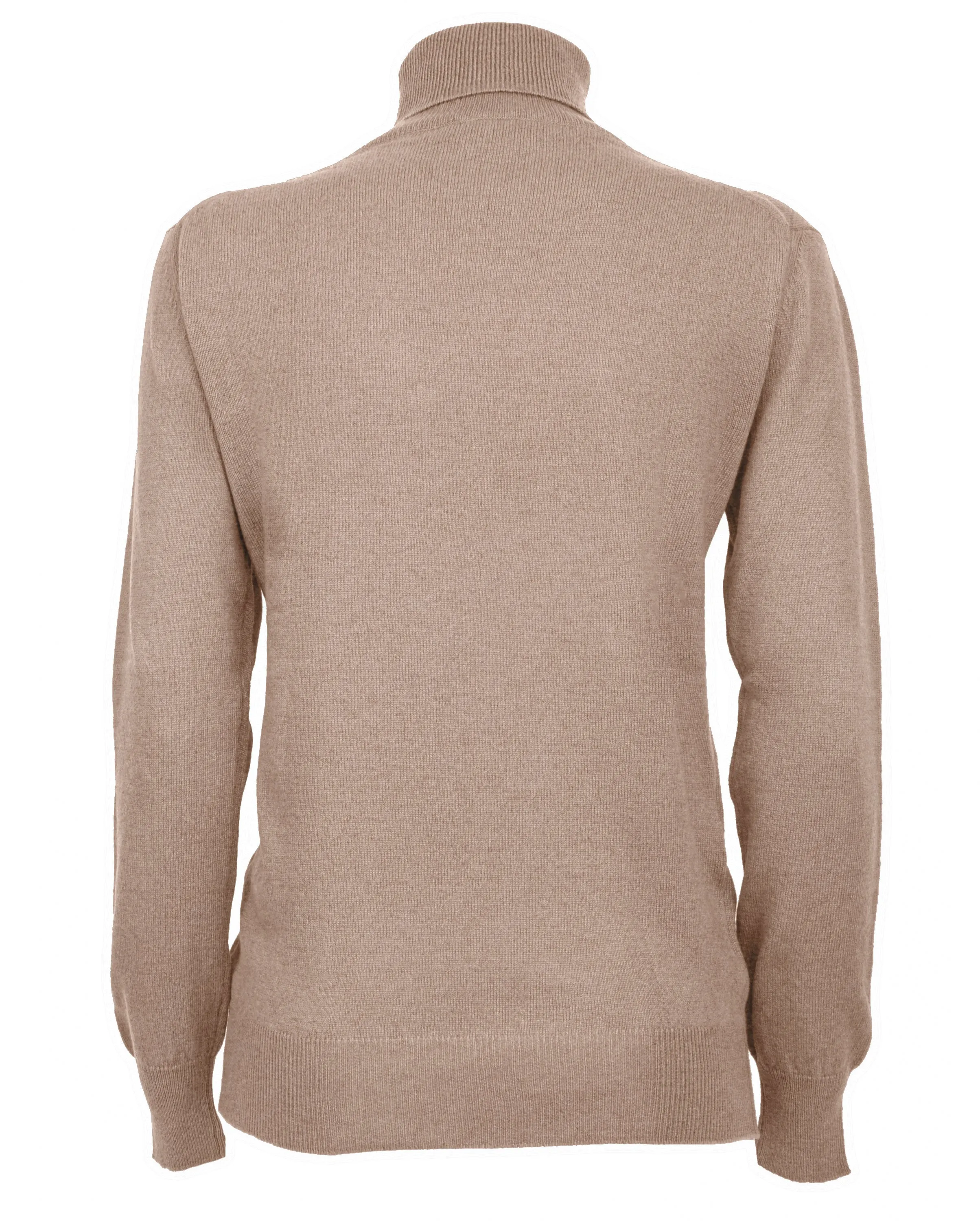 NEW FALL 24 - Women's Pure Cashmere Turtleneck Sweater Taupe