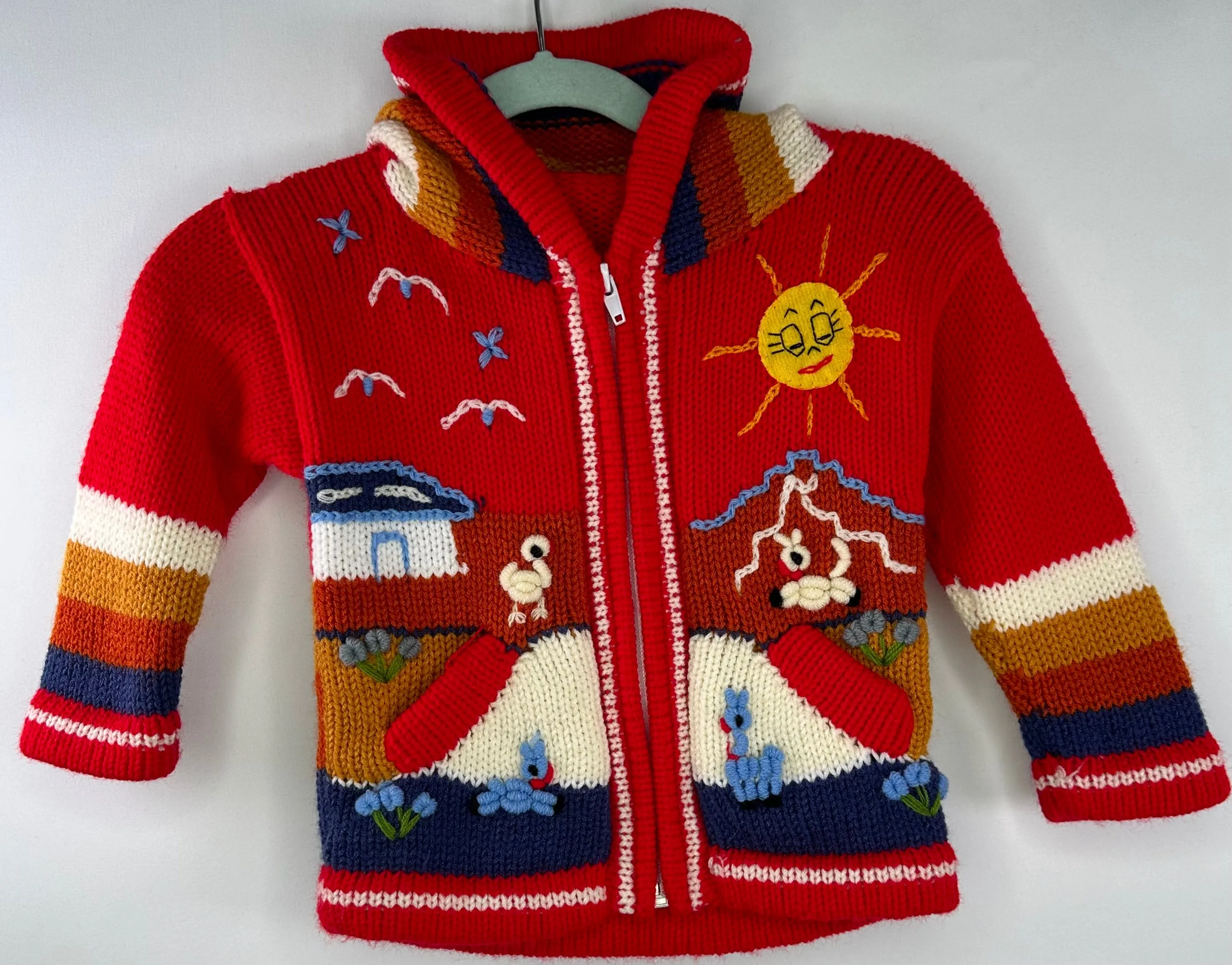 Peruvian Sweater NEW Red size 12m-24m