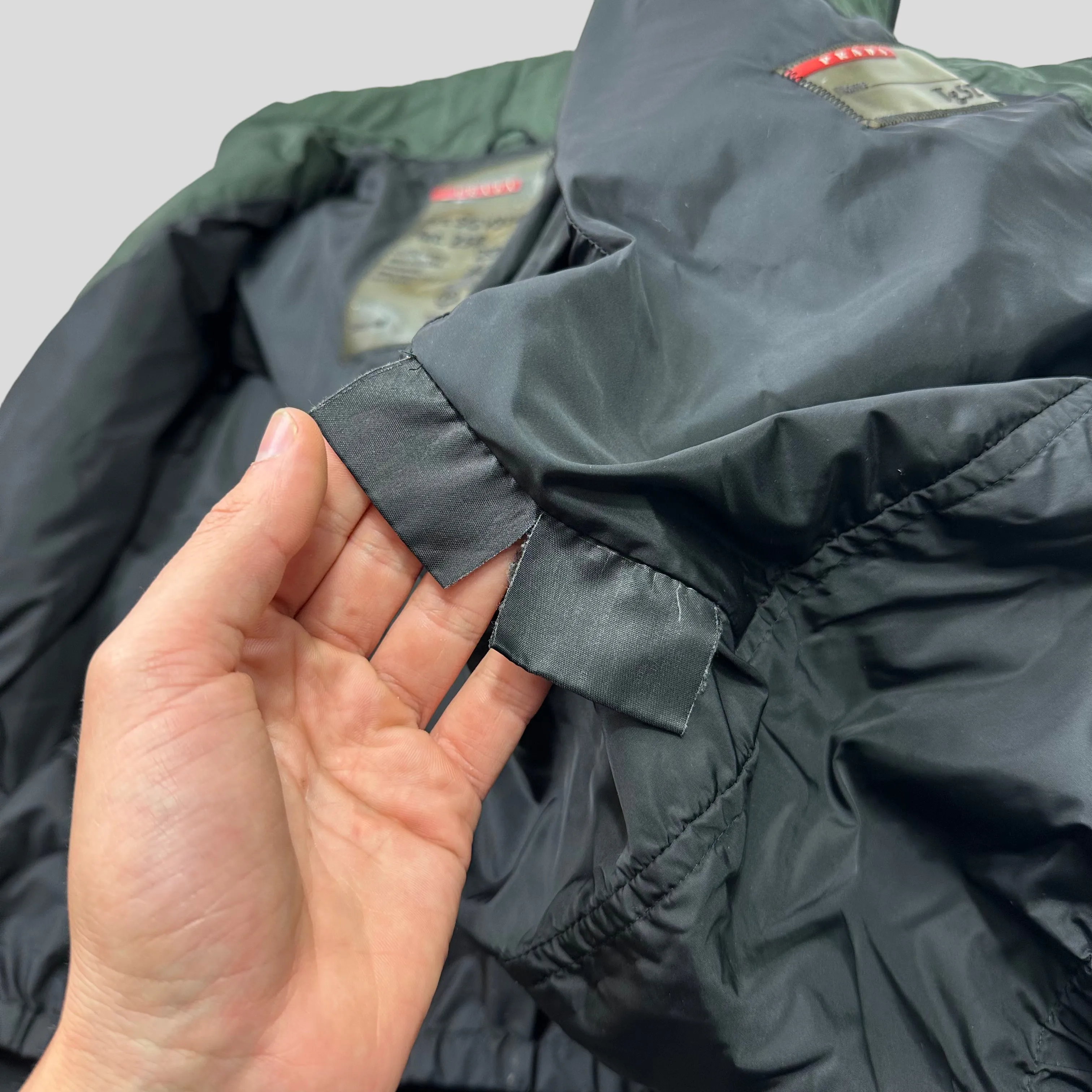 Prada Sport AW00 Nylon Down Technical Toggle Puffer - IT52