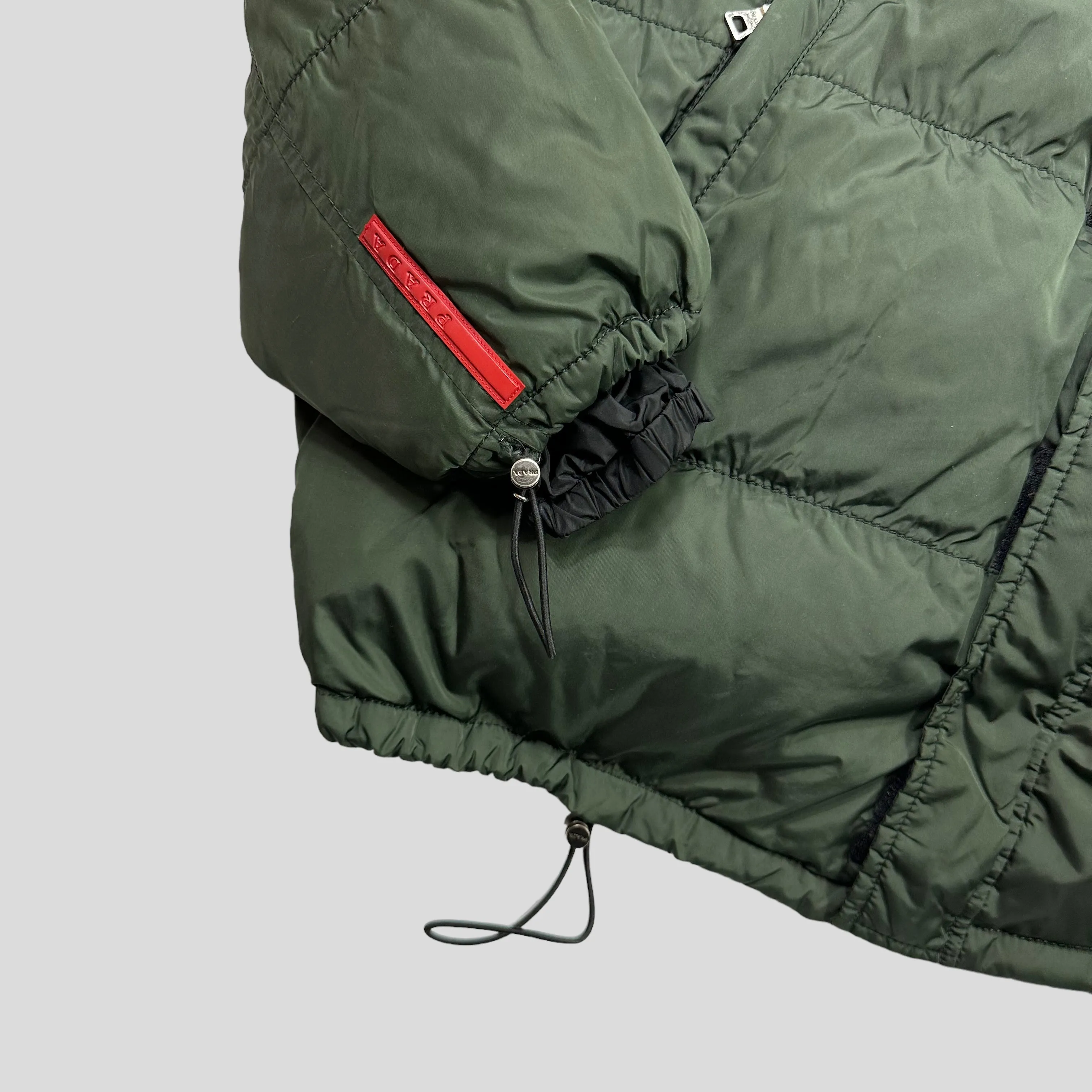Prada Sport AW00 Nylon Down Technical Toggle Puffer - IT52