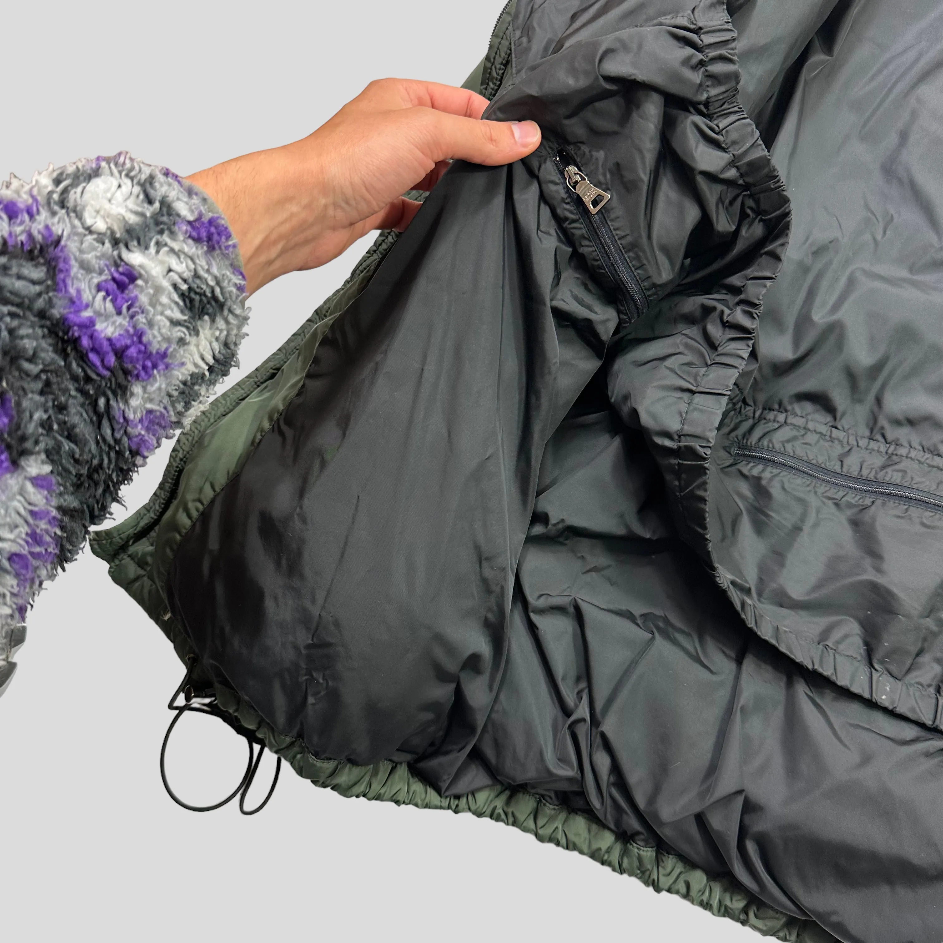 Prada Sport AW00 Nylon Down Technical Toggle Puffer - IT52