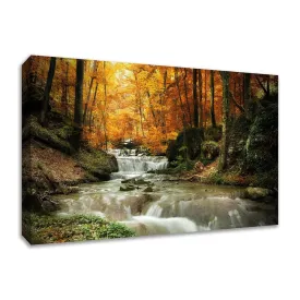 "Autumn Stream", Fine Art Giclee Print on Gallery Wrap Canvas, Ready to Hang