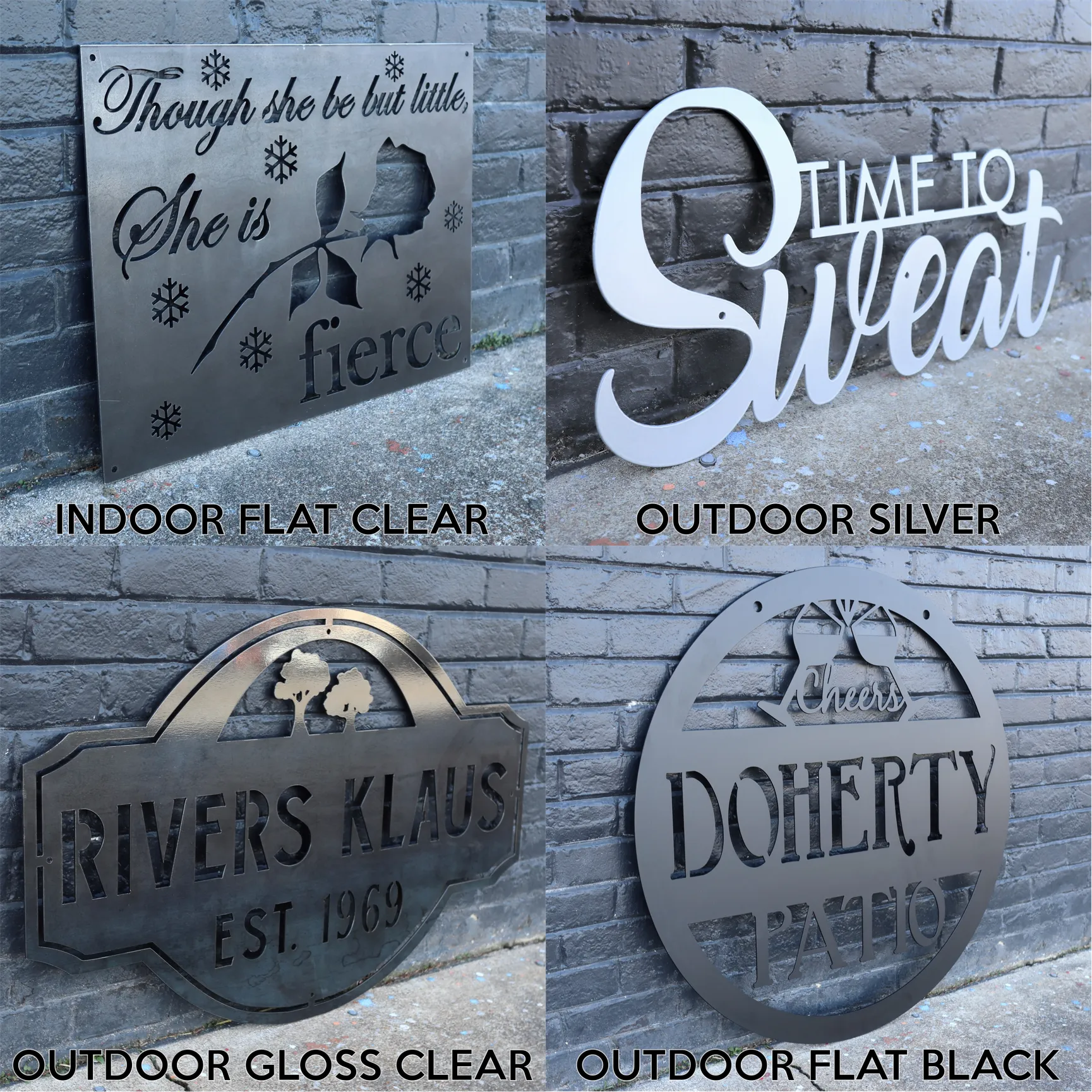 Round metal wall Sign - Personalized Home Decor, Garage Signs, Welcome Signs, Man Cave Signs