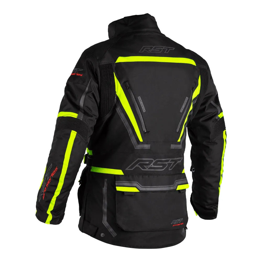 RST PRO SERIES PARAGON 6 CE TEXTILE JACKET [BLACK/FLO YELLOW]
