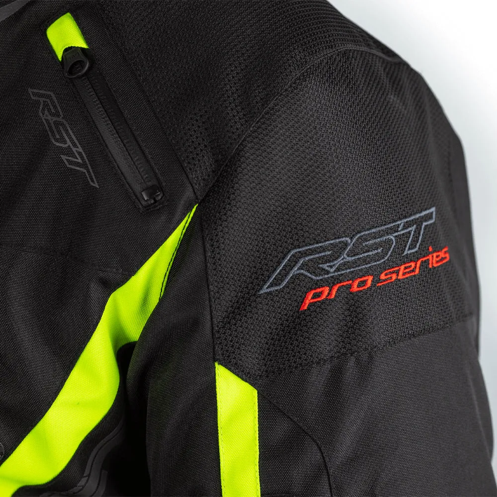 RST PRO SERIES PARAGON 6 CE TEXTILE JACKET [BLACK/FLO YELLOW]