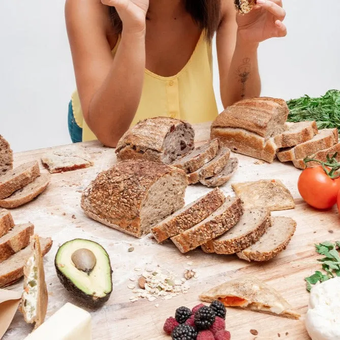 Sandwich Style Artisanal Sourdough Multi-Seed Bread (Pack)