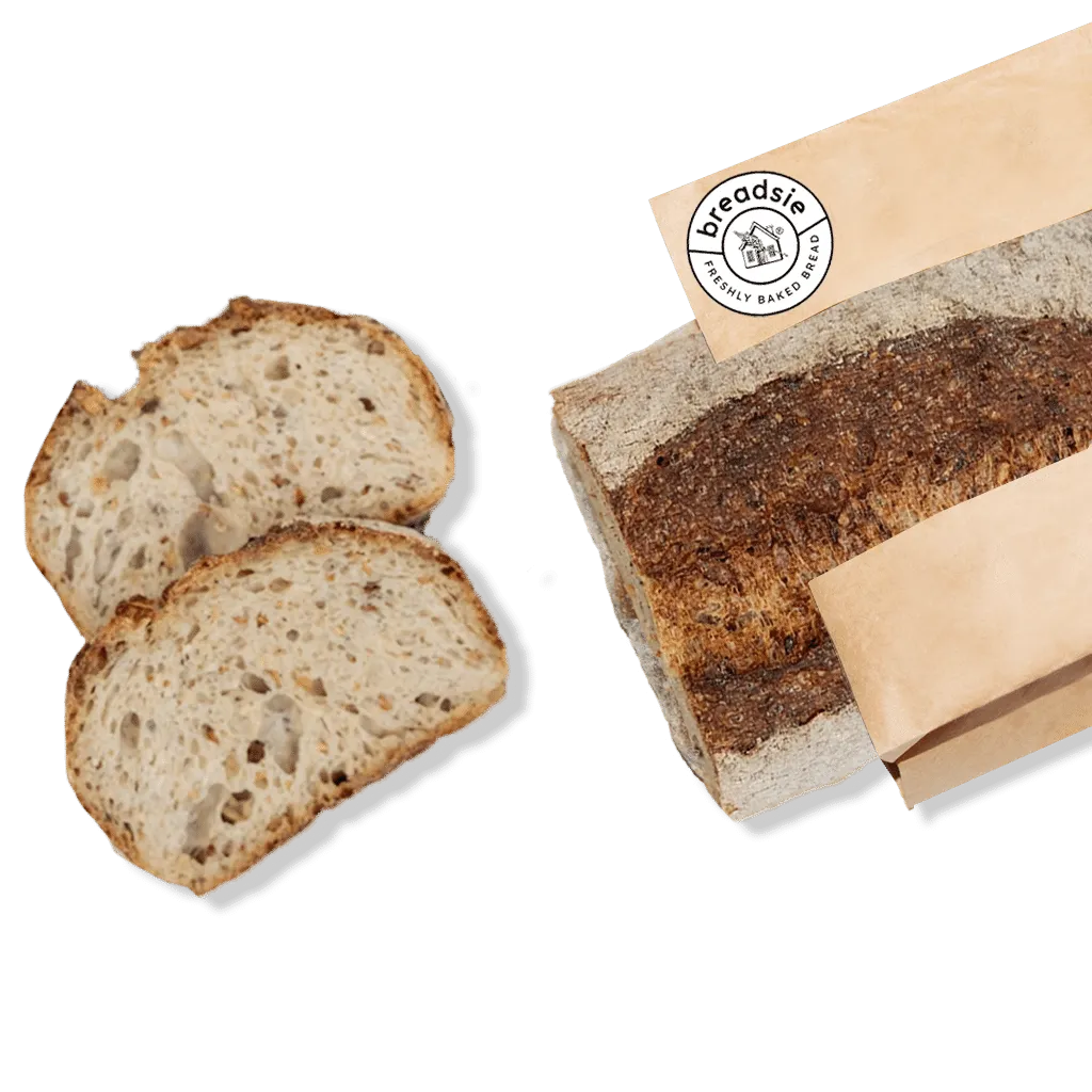 Sandwich Style Artisanal Sourdough Multi-Seed Bread (Pack)