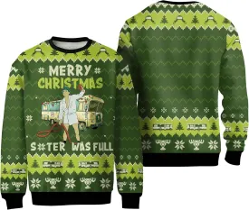 Santalorian Ugly Christmas Sweater - Christmas Story Leg Lamp Ugly Sweater - Christmas Vacation Sweater