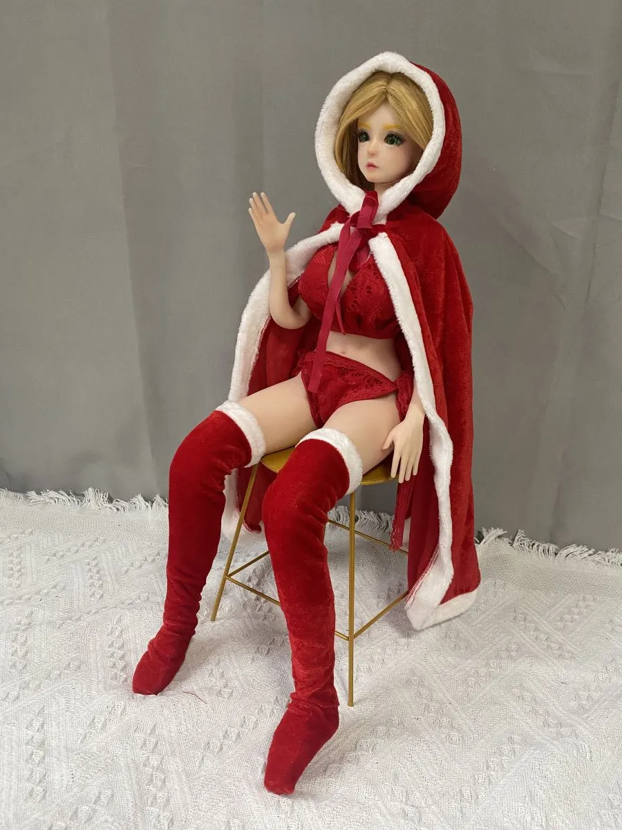 Traditional Christmas Cloak for 1/3 Scale Anime Figure and BJD Dolls