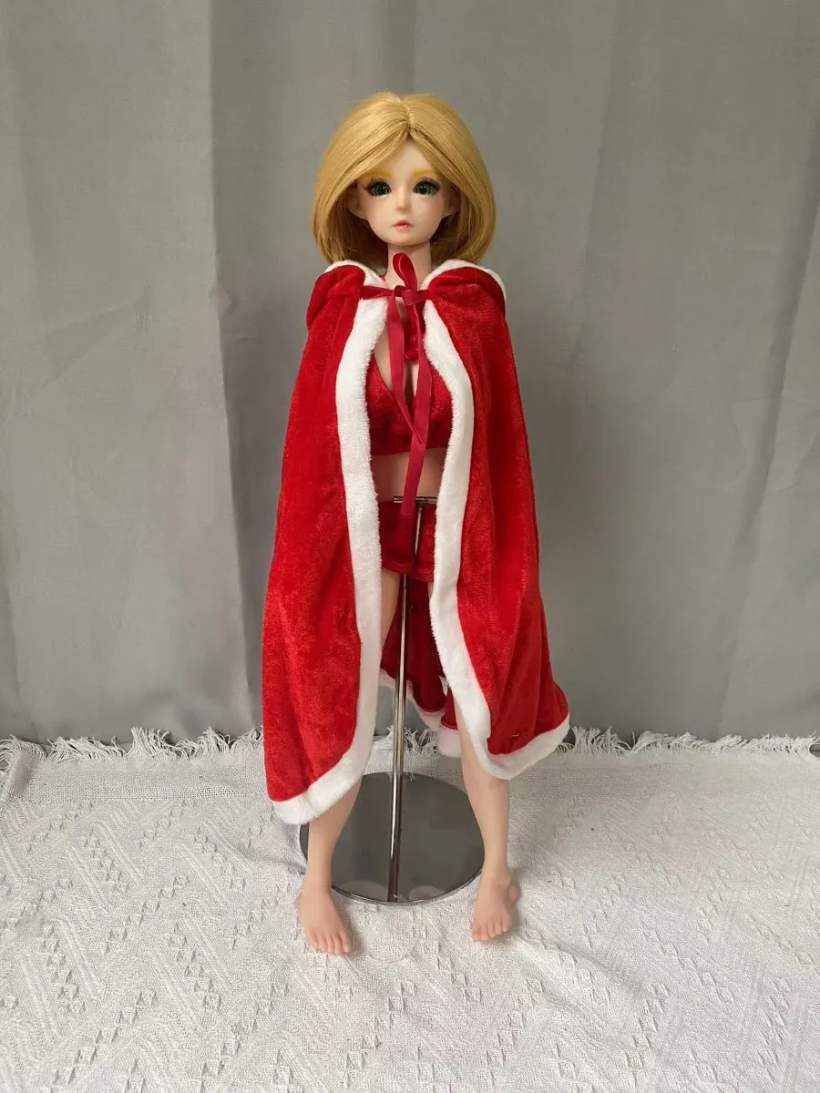 Traditional Christmas Cloak for 1/3 Scale Anime Figure and BJD Dolls