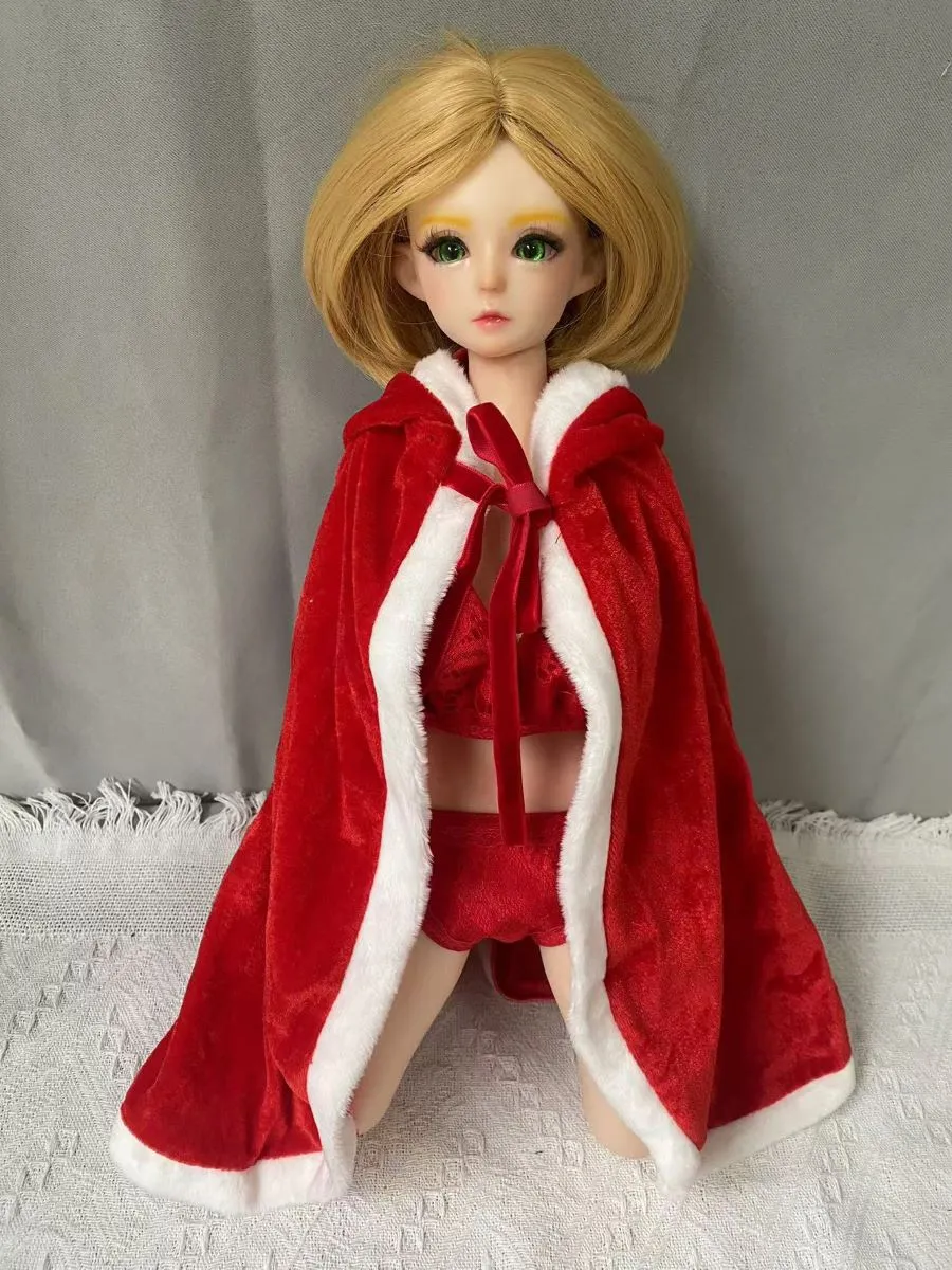 Traditional Christmas Cloak for 1/3 Scale Anime Figure and BJD Dolls