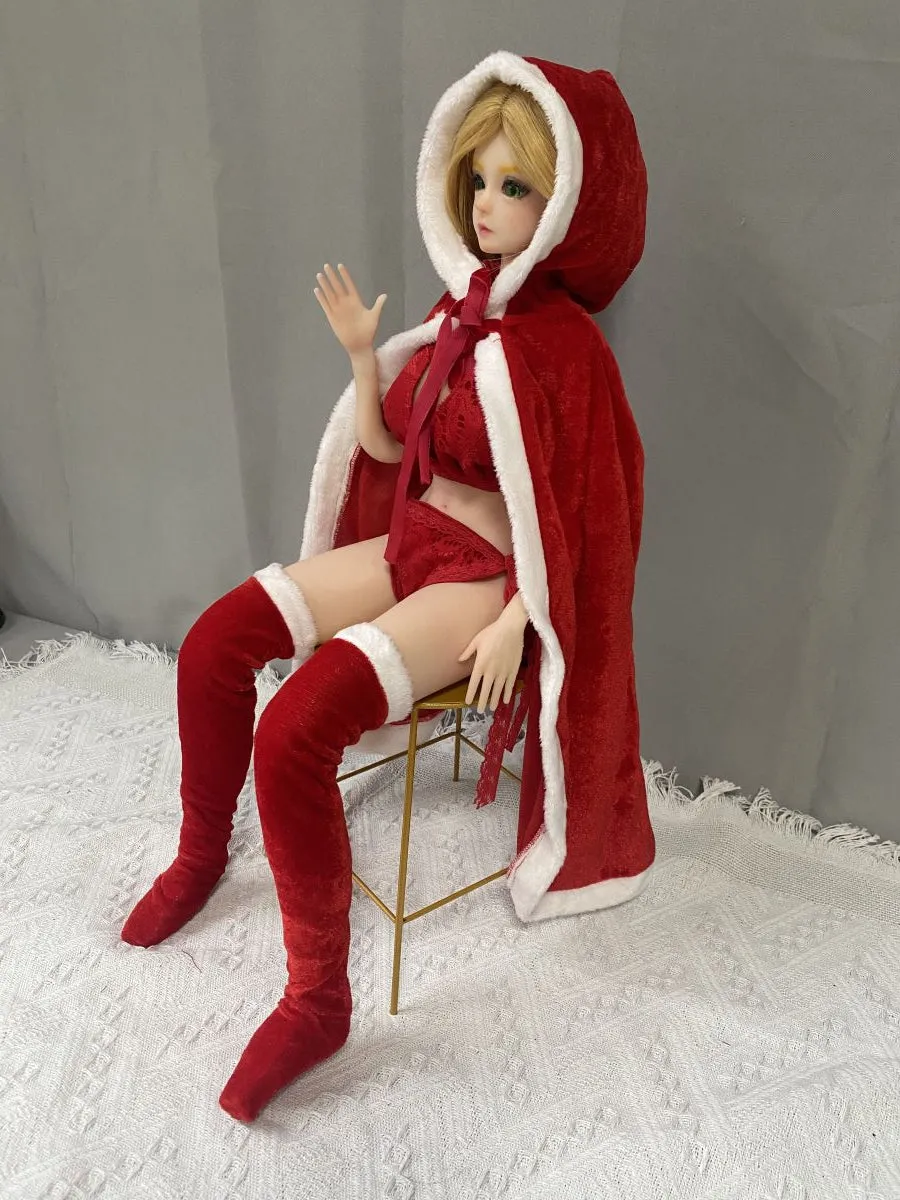Traditional Christmas Cloak for 1/3 Scale Anime Figure and BJD Dolls