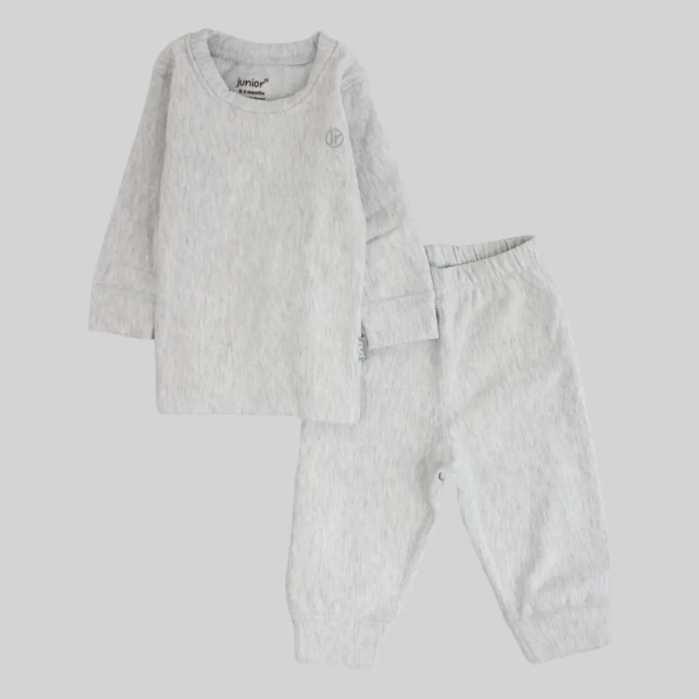 Unisex Grey Thermal Underwear Set