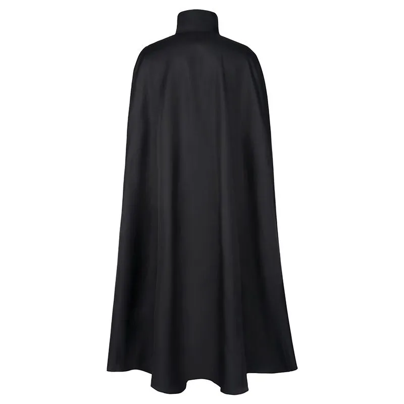 Victorian Vampire Costume Steampunk Gothic Renaissance Cape Cloak Medieval Witch Cloak Vintage Stand Collar Cape