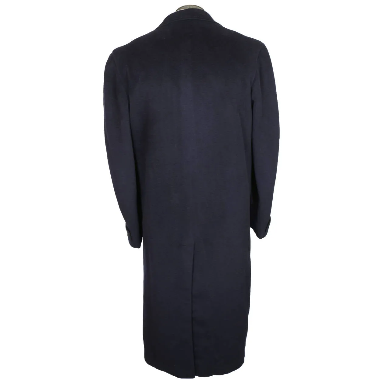 Vintage 1950s Mens Overcoat Harry Gold Montreal Cashmere Blend Wool Coat Sz L XL