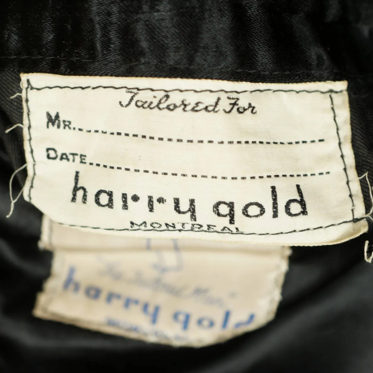 Vintage 1950s Mens Overcoat Harry Gold Montreal Cashmere Blend Wool Coat Sz L XL