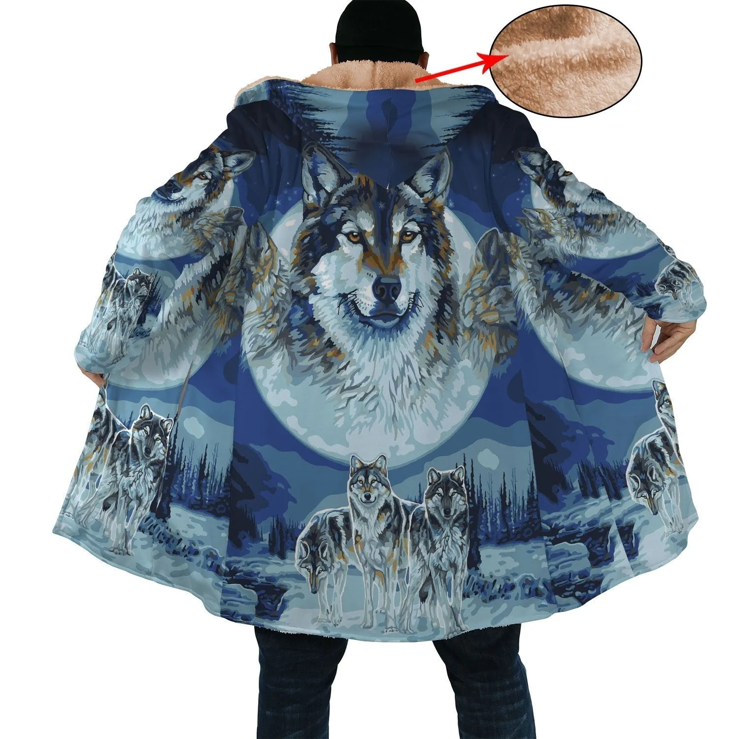 Winter Wolf Native Cloak WCS